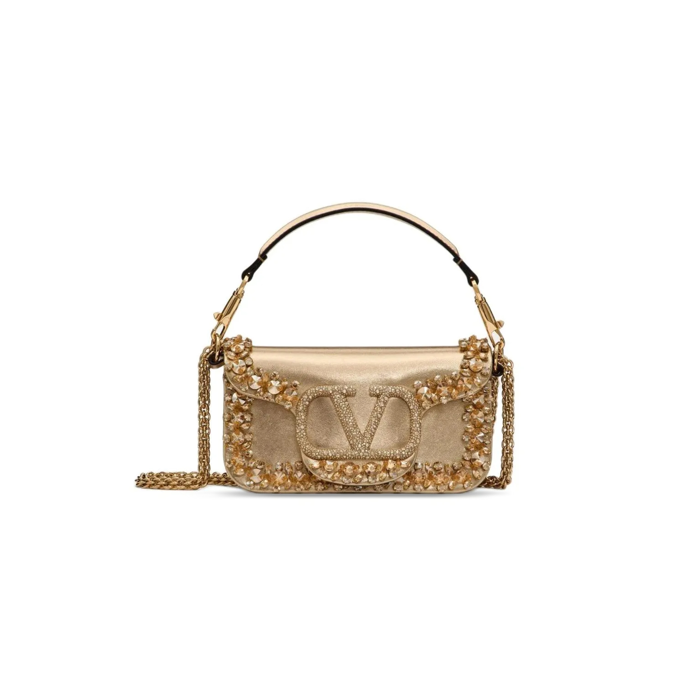 VALENTINO SMALL VALENTINO GARAVANI LOCÒ SHOULDER BAG 5W2B0N86LDPZFA (20*11*5cm)